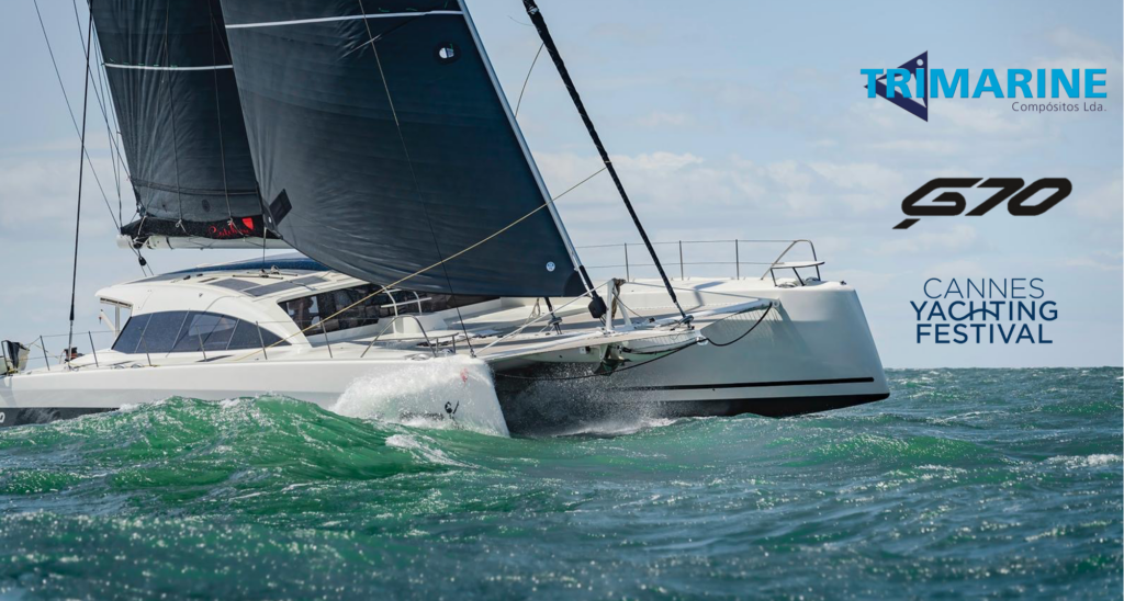 Trimarine at the Cannes Yachting Festival